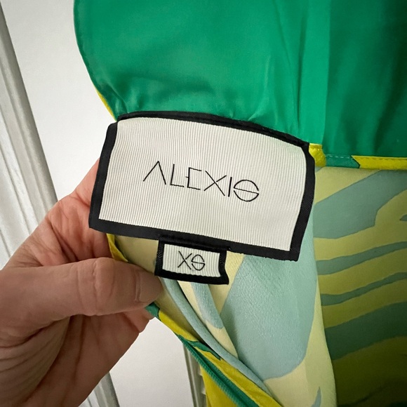 Alexis Rajiya Neon Sleeveless High-Low Dress - Picture 6 of 7